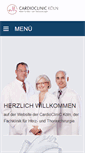 Mobile Screenshot of cardioclinickoeln.de